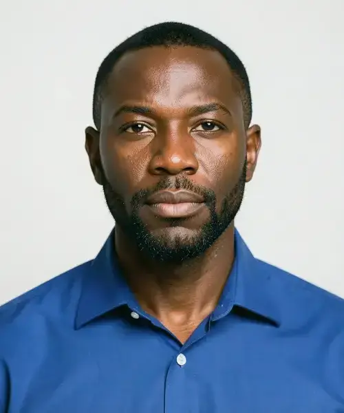 Portrait of Daniel Okafor, quality lead